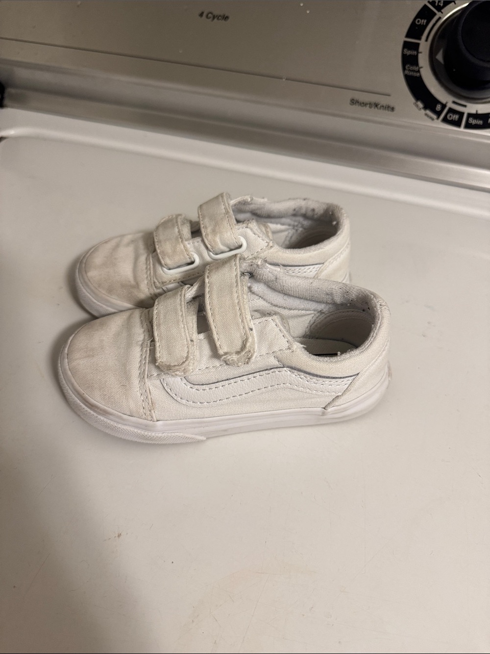 Easy on Vans shoes toddler girl